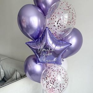 Helium balloons and foils